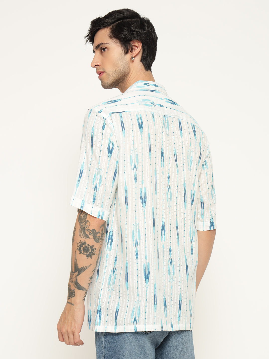 Half Sleeve Cuban Collar Shirt