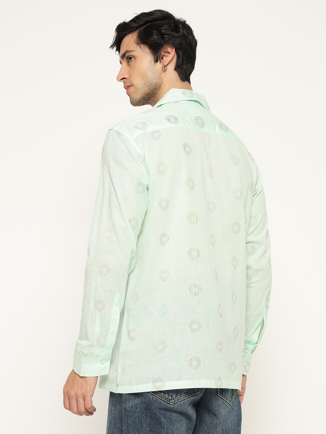 Full Sleeve Cuban Collar Shirt