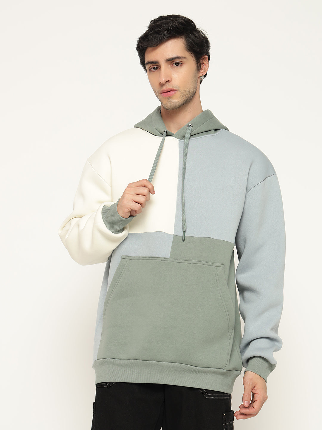 Casual Fit Full Hood DrawCard Hoodie