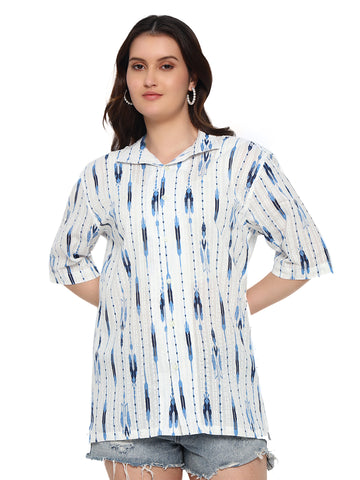 Half Sleeve Cuban Collar Shirt