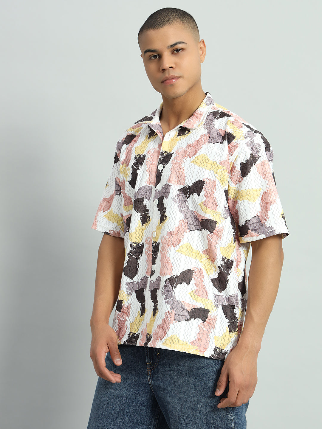 Casual fashion, men's wear, multicoloured shirts, cotton shirts, summer style, knitted shirts, vibrant prints, men's casual wear, half sleeve shirts, fashion for men, men's fashion trends, comfortable fashion, casual outfits, colorful shirts, stylish menswear, casual shirts, everyday wear, men's style guide, wardrobe essentials, shop now.
