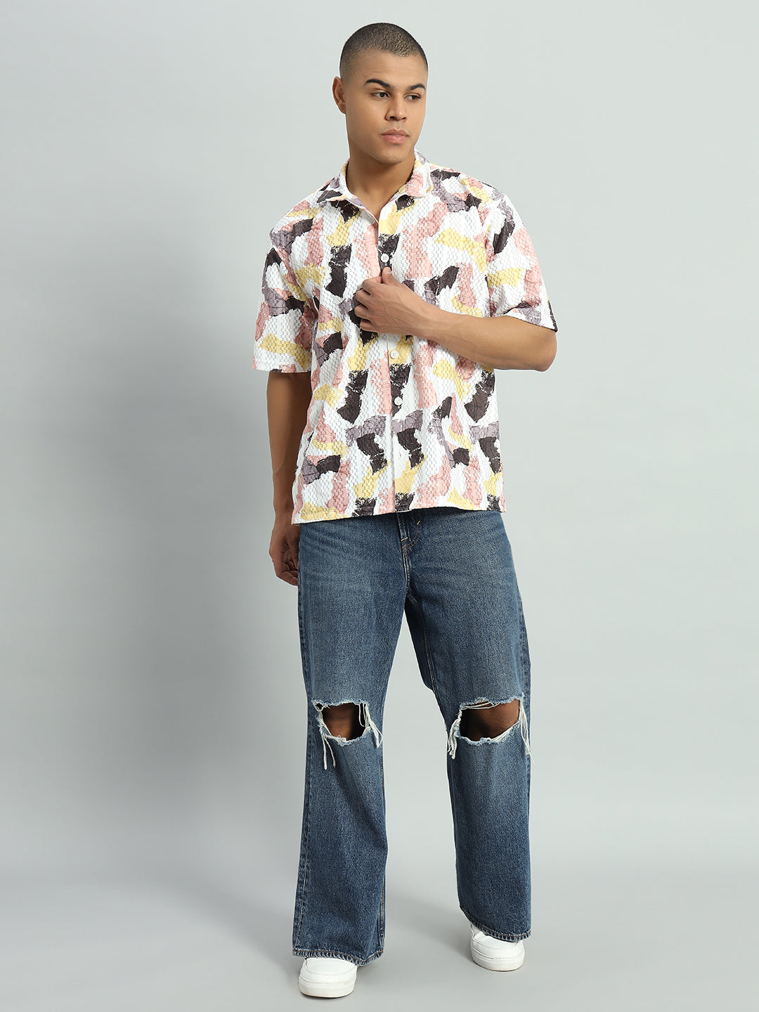 Casual fashion, men's wear, multicoloured shirts, cotton shirts, summer style, knitted shirts, vibrant prints, men's casual wear, half sleeve shirts, fashion for men, men's fashion trends, comfortable fashion, casual outfits, colorful shirts, stylish menswear, casual shirts, everyday wear, men's style guide, wardrobe essentials, shop now.