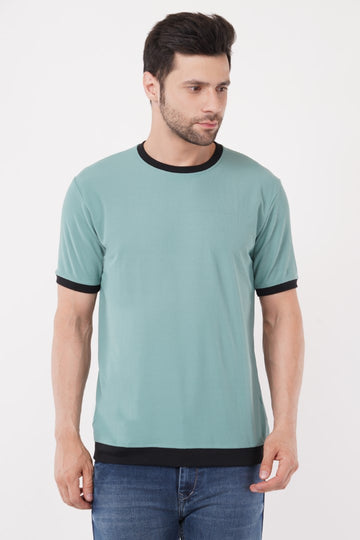 Cascade Roundneck Half Sleeve T-Shirt By ColourJoyLondon