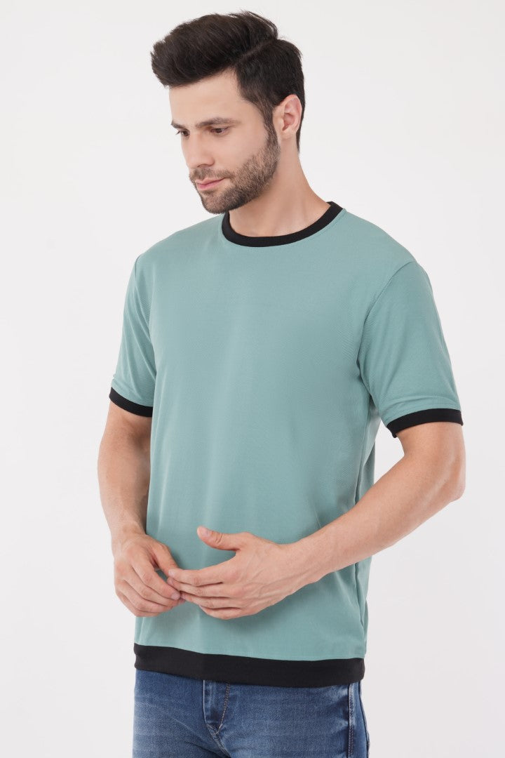 Cascade Roundneck Half Sleeve T-Shirt By ColourJoyLondon