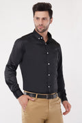 Colourjoy London, Formal shirts, Button down shirts, Full sleeve shirts, Satin fabric, Cotton blend, Polyester cotton blend, UK fashion, Men's fashion, Sophisticated attire, Corporate wear, Boardroom attire, White shirts, Sky blue shirts, Black shirts, Tailored fit, Versatile clothing, Quality craftsmanship, Elegant style, Shop now,