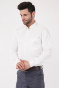 Colourjoy London, Formal shirts, Button down shirts, Full sleeve shirts, Satin fabric, Cotton blend, Polyester cotton blend, UK fashion, Men's fashion, Sophisticated attire, Corporate wear, Boardroom attire, White shirts, Sky blue shirts, Black shirts, Tailored fit, Versatile clothing, Quality craftsmanship, Elegant style, Shop now,