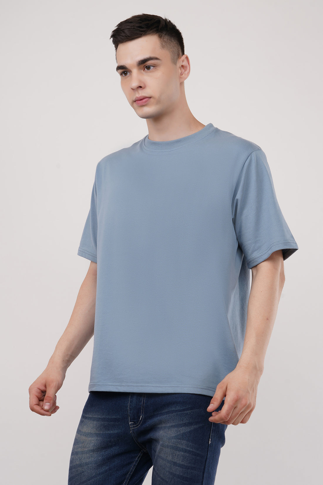 Bali Hai Roundneck Half Sleeve Oversized T-Shirt By ColourJoyLondon